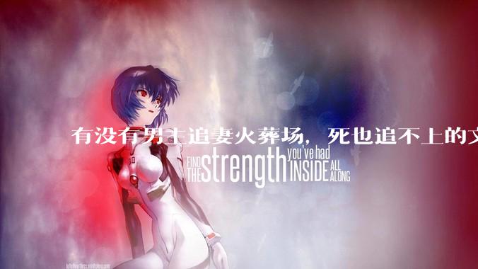有没有男主追妻火葬场，死也追不上的文？好想看!!?
