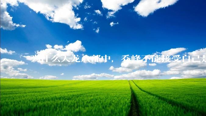 为什么天龙八部中，乔峰不能接受自己是契丹人？
