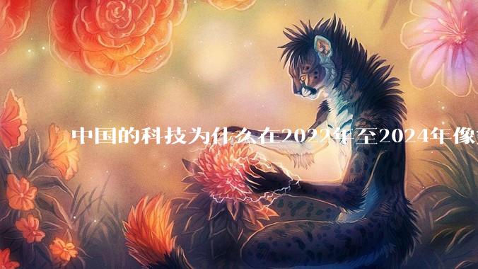 中国的科技为什么在2022年至2024年像突然大爆发一样？