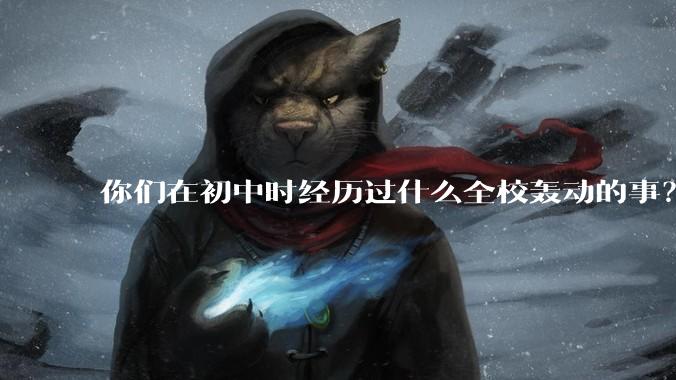 你们在初中时经历过什么全校轰动的事？