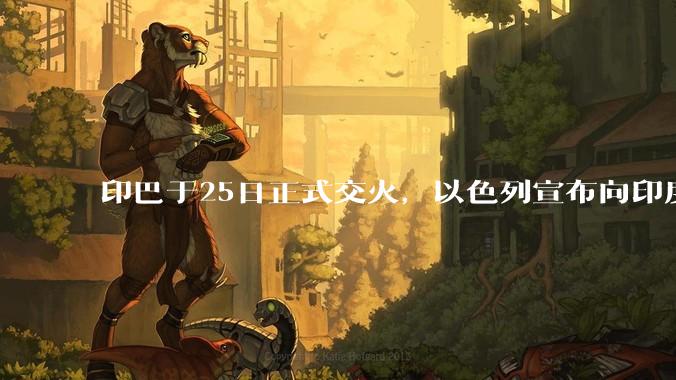 印巴于25日正式交火，以色列宣布向印度提供***，胡赛武装宣布将会袭击印度航母，如何看待当前局势？