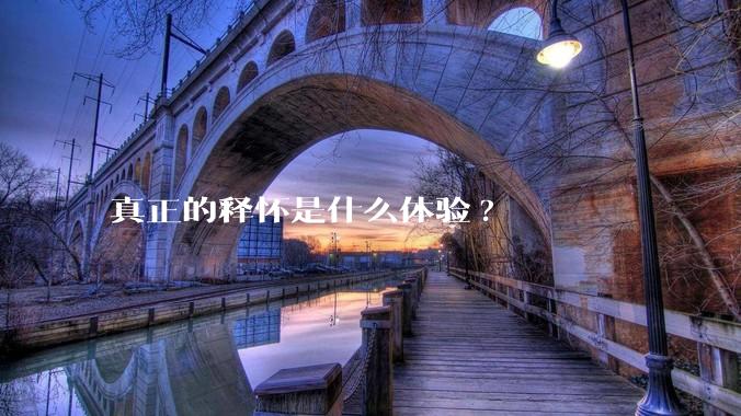 真正的释怀是什么体验?